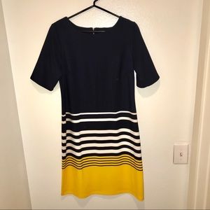 New w/tags ILE New York Blue & Yellow Dress  |  10